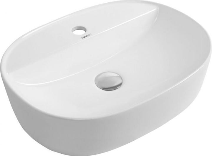 Раковина Aquanet Lake-2 50х38 см керамика, с отверстием для смесителя