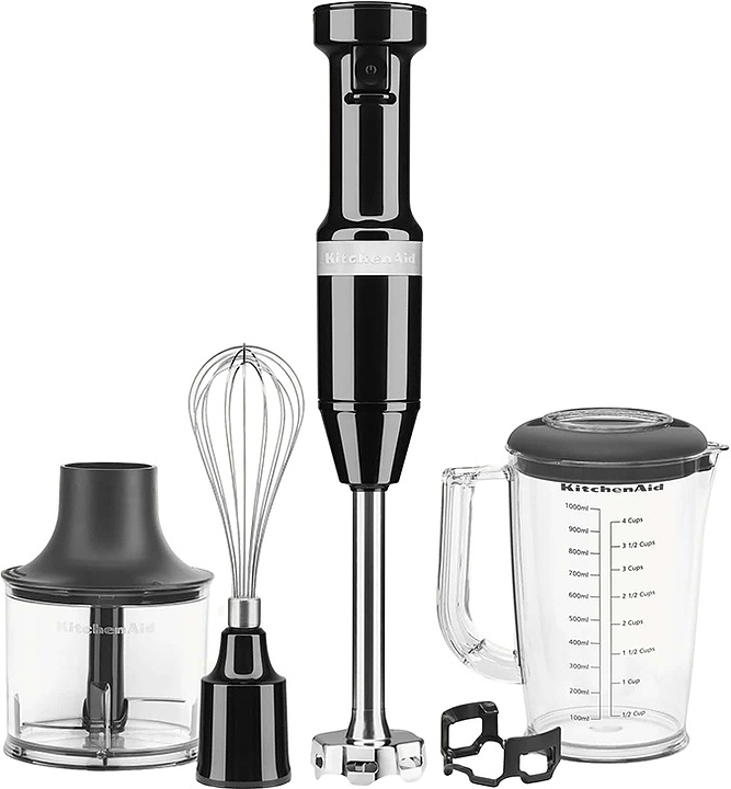 Блендер погружной KitchenAid 5KHBV83EOB черный