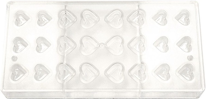 Форма для шоколада P.L. Proff Cuisine 73038009 "Сердце" 24 ячейки