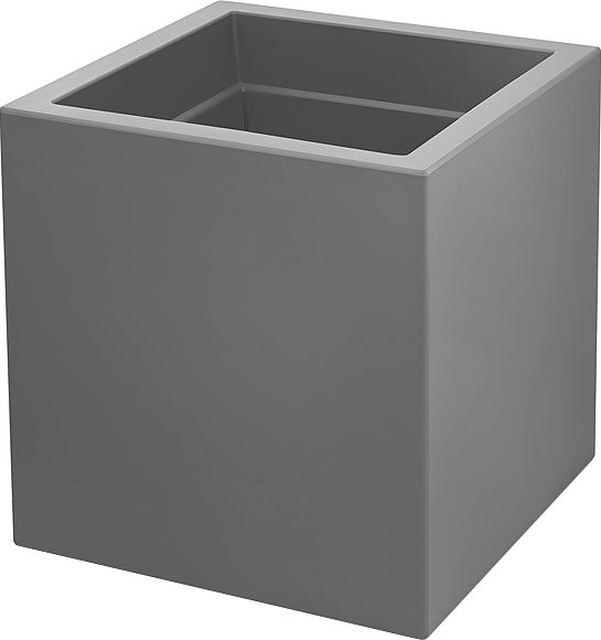 Кашпо Green Land Cubo (25х25х25 см) серое