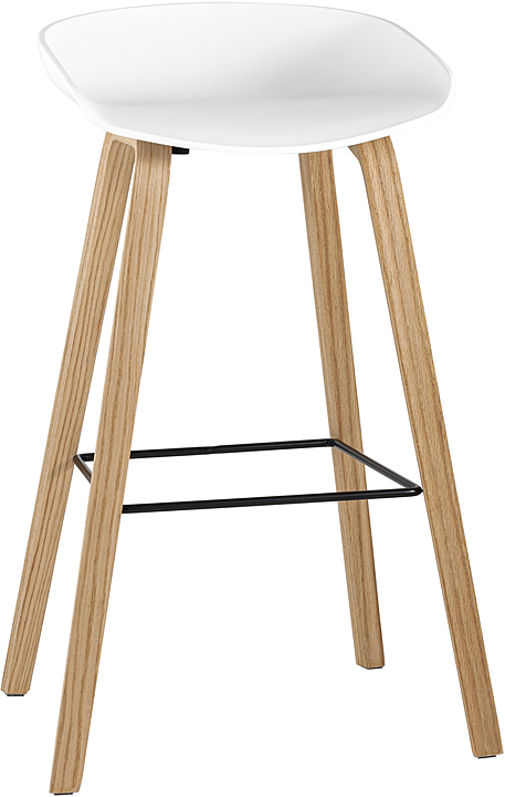 Стул барный Stool Group LIBRA белый