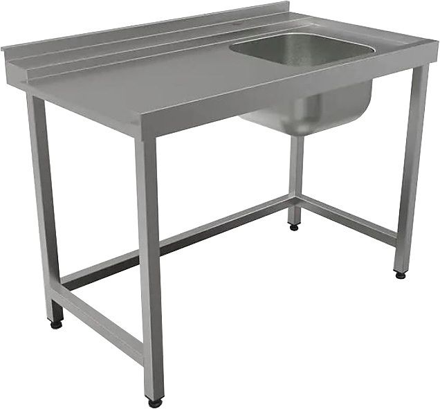 Стол для посудомоечной машины КОБОР СПМ/1-120/70/П