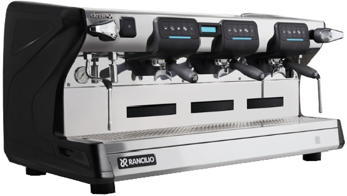 Кофемашина автоматическая Rancilio Classe 7 USB TALL 3GR Anthracite Black