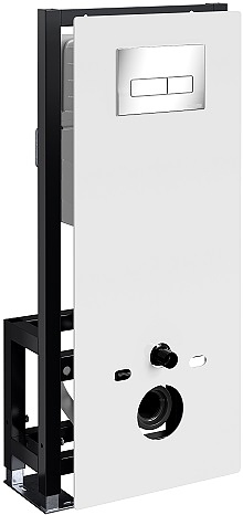 Система инсталляции для подвесного унитаза Wasserkraft Glan 66TLT.010.ME.WH.CH03