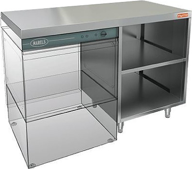 Стол под посудомоечную машину HICOLD НБМСЗОКП-12/5Л c левым крылом