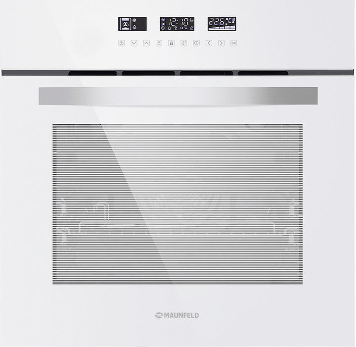 Духовой шкаф Maunfeld EOEH 5811W белый / стекло