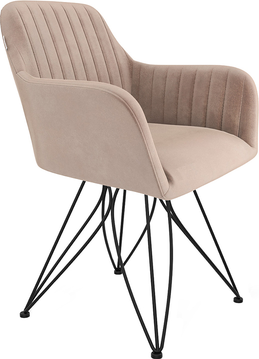 Стул Sheffilton SHT-ST38-1/S113 латте / черный муар