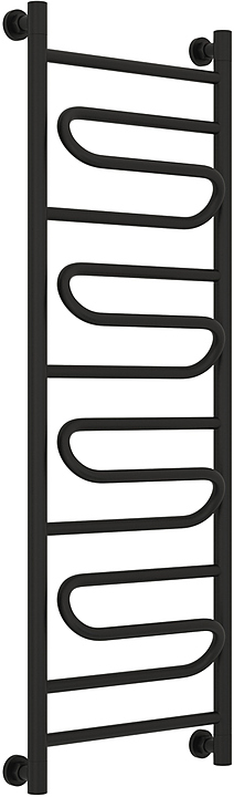 Полотенцесушитель водяной Сунержа Элегия+ 120x40 см матовый черный