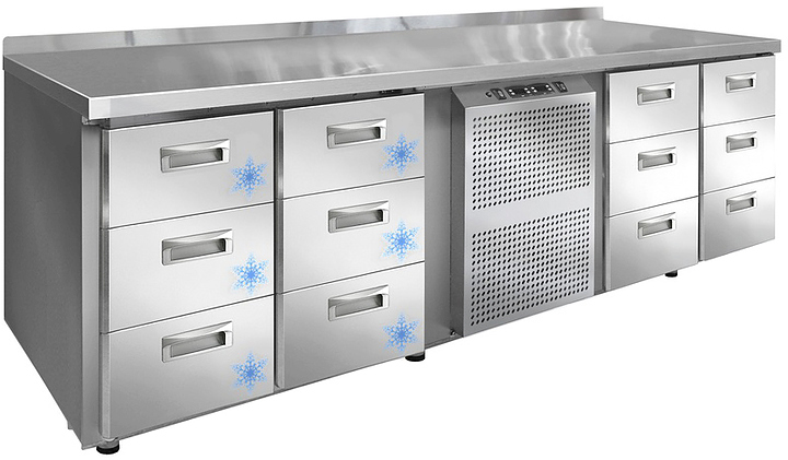 Стол холодильно-морозильный Finist КХС-700-3-3/3-3
