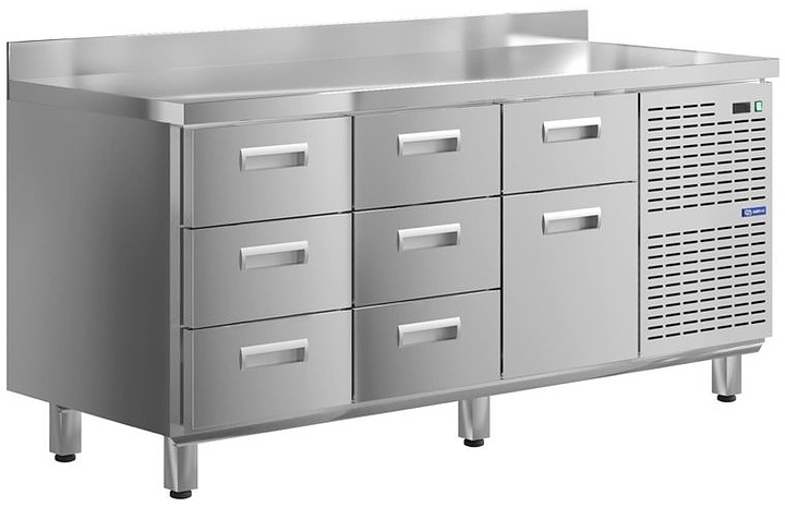 Стол холодильный KAYMAN КСХ-334/70 (8 ящиков)