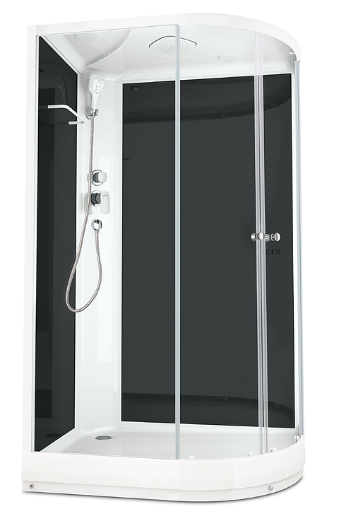 Душевая кабина Domani-Spa Delight 128 L DS01D128LLBCl00 120х80 см