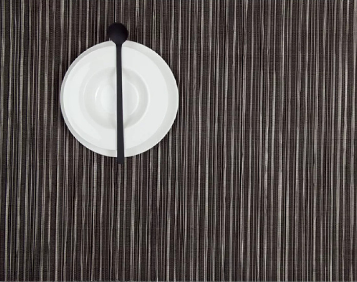 Салфетка сервировочная CHILEWICH Mahogany (100136-003) 0027-RIBW-MAHO (винил) 36х48 см прямоугольная красно-коричневая