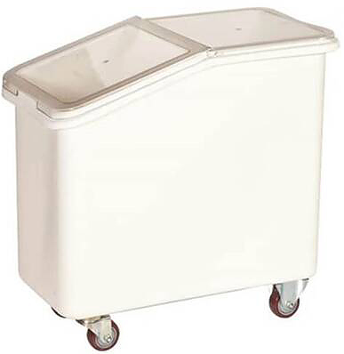 Контейнер для сыпучих продуктов Gastroplast GPUS-102 102 л 420х720х710 мм (полипропилен) на колесах белый