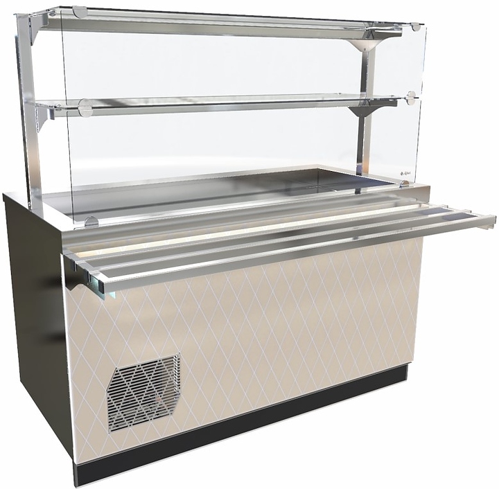 Прилавок-витрина холодильный Abat Сэйла ПВВ(Н)-70Е-03-НШ ромб