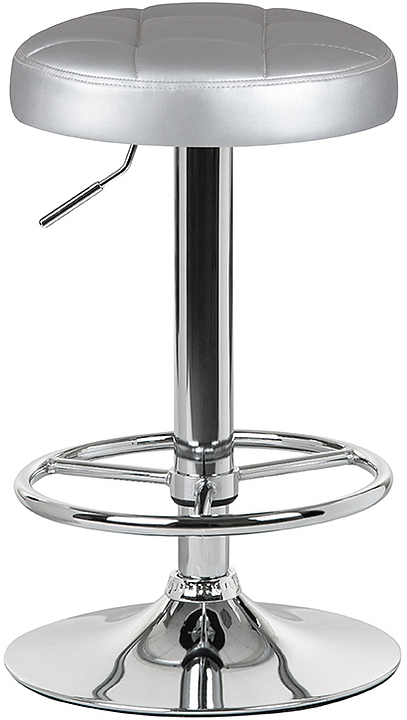 Табурет барный DOBRIN 5008-LM BRUNO (серебряный)