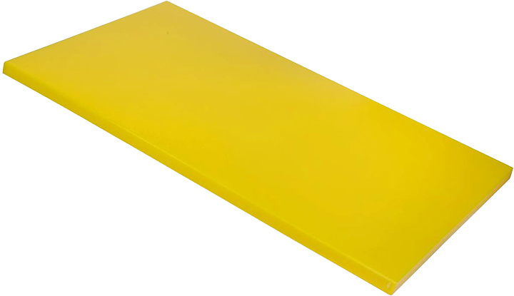 Доска разделочная Клен 600х400х18 мм желтая, пластик