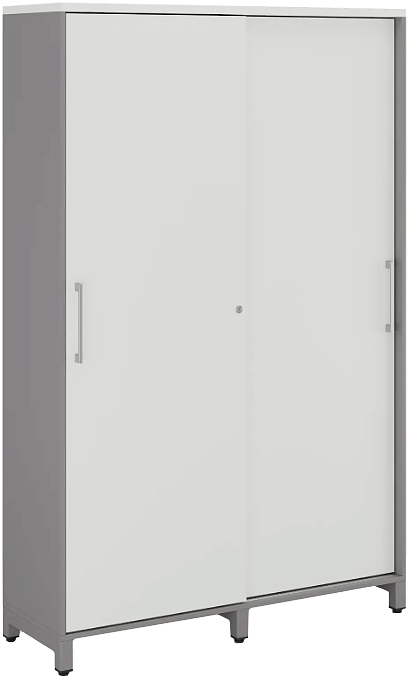 Шкаф для одежды КОБОР HKG/5-120/60/M aluminum/premium