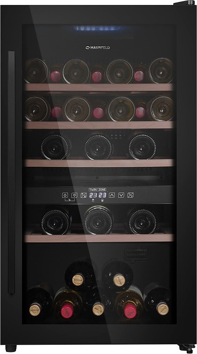 Винный шкаф Maunfeld MFWC-124D49 черный