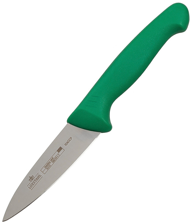 Нож овощной Китай Luxstahl HACCP W016 3,5" 90 мм зелёный