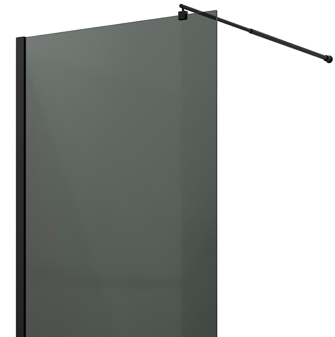 Душевое ограждение Wasserkraft Rur 30W44MB-TG 2000х1000 мм черный