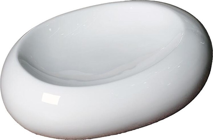 Блюдо сервировочное P.L. Proff Cuisine F3006-10 Organic 300 мл 25,5х18,5 см h=8,4 см (фарфор) белое