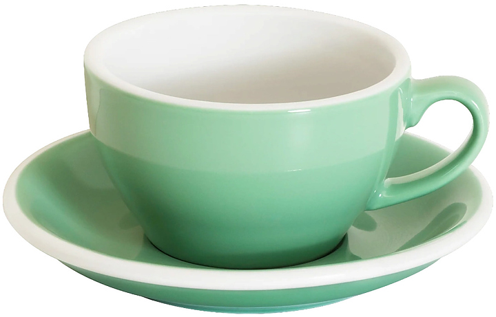 Кофейная пара Loveramics Egg Latte&Cappuccino Cup C088-99BMT/C088-16BMT 250 мл, мятный (mint)