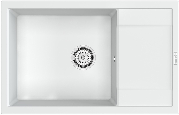 Мойка кухонная Point Велета 78 PN3002W белая