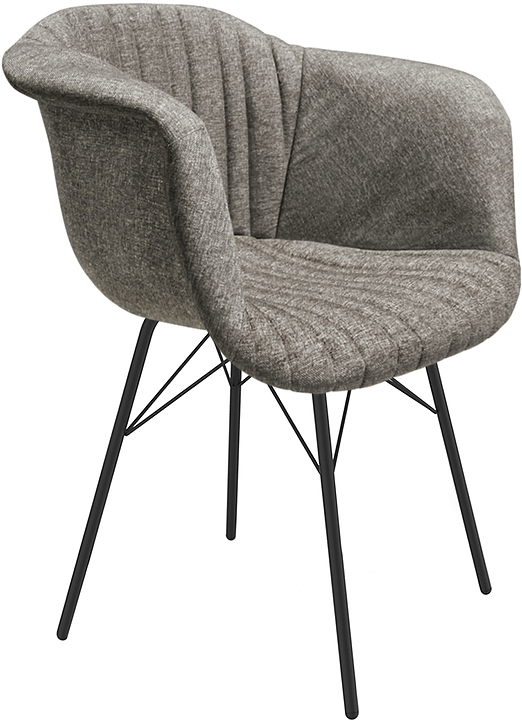 Стул Sheffilton SHT-ST31-C1/S64 пепельный / черный муар