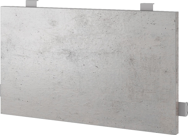 Нижний боковой подвесной экран КОБОР EN2-100 aluminum/chicago (ЛДСП)