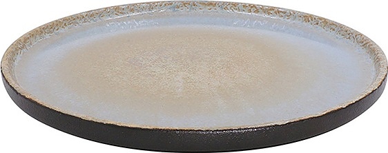 Тарелка Roomers Tableware L9422-ST-IVES-B(BS-BLACK) d=24,5 см (каменная керамика)