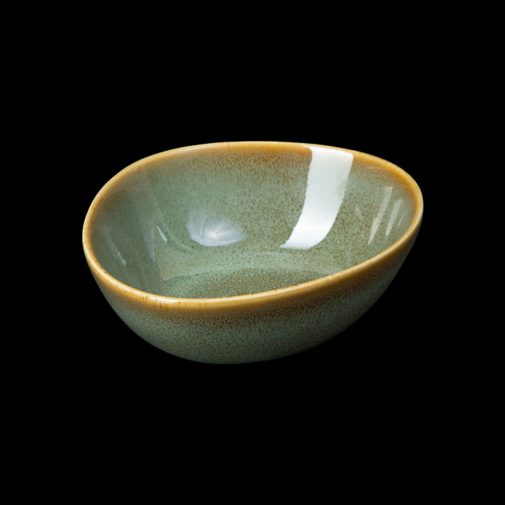 Салатник Corone Primavera HS167027 6,25" 500 мл 16 см (фарфор) овальный зеленый