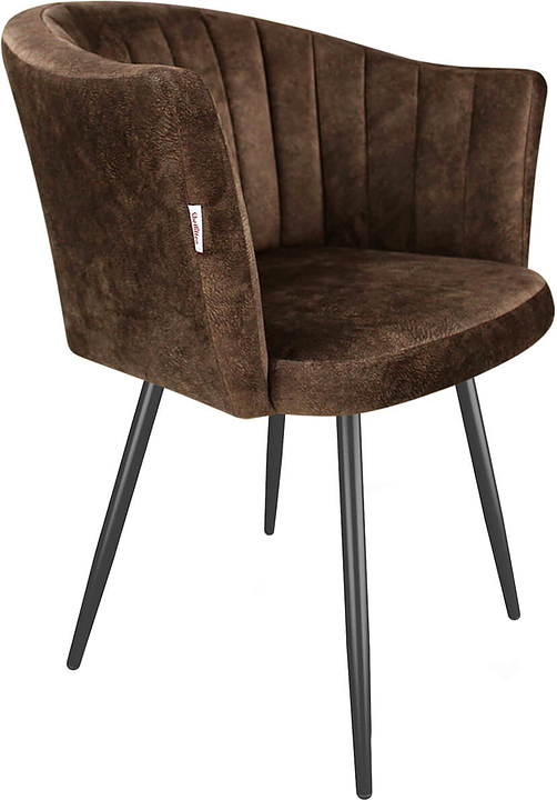 Стул Sheffilton SHT-ST42-1/S95-1 кофейный трюфель / черный муар