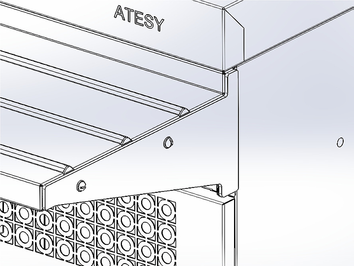 Комплект накладок торцевых ATESY Ривьера