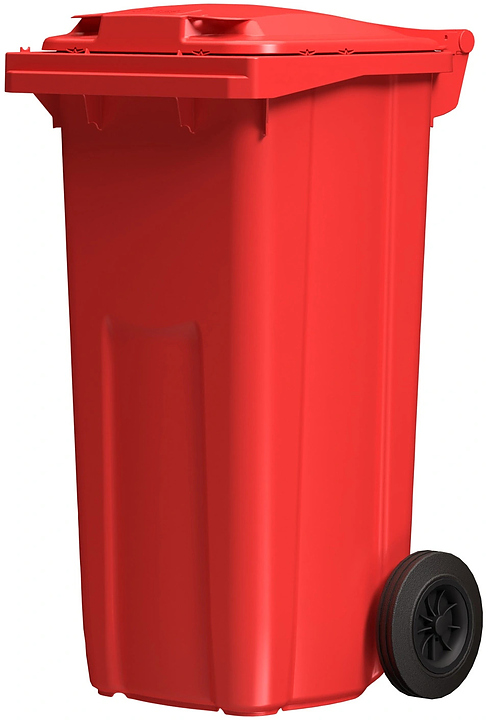 Контейнер для мусора iPlast 27.C29 120 л красный