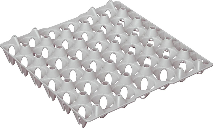 Решетка для яиц ТАРА.РУ 301-А 300х300х48 мм белая