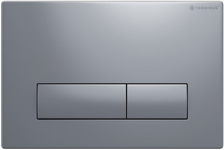 Кнопка смыва Terminus 72K24х16C хром