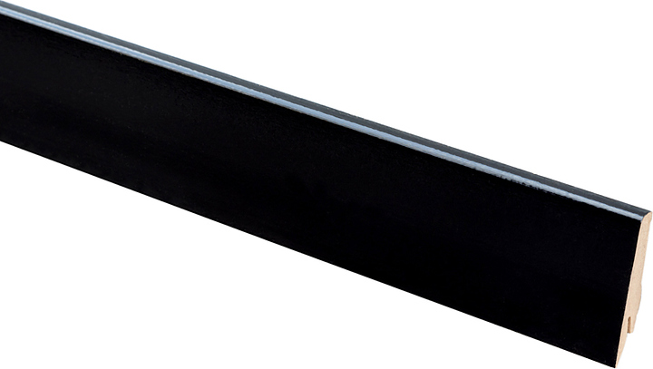 Плинтус GreFF 1005/80 черный глянец
