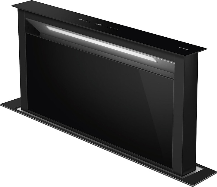 Вытяжка кухонная SMEG KDD90CNE черное стекло