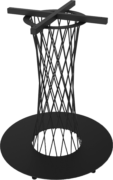 Подстолье Sheffilton SHT-TU3-1 (металл) черный муар