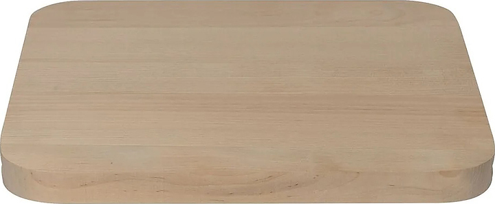 Доска разделочная Luxstahl 400х300х30 мм береза с пазом