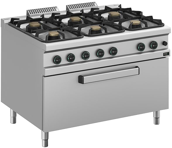 Плита газовая Apach Cook Line APRG-129FM/PL