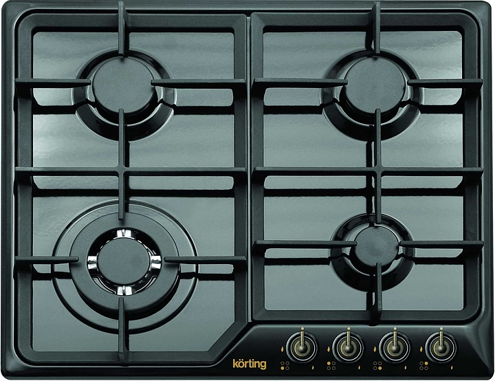 Варочная панель газовая Korting HG 630 CTSN черная матовая