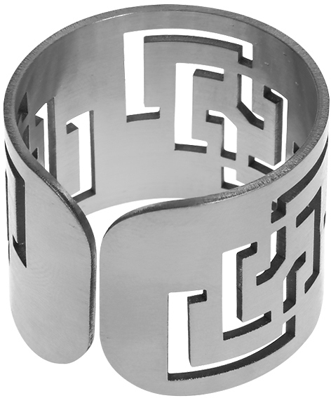 Кольцо Luxstahl для салфеток 40 мм греческое, нерж.сталь