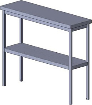 Полка настольная Assum ПНС-П3-2-6/3 (600х300х800)