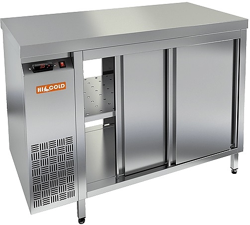 Стол тепловой сквозной HICOLD TS T 11 GN O, двери-купе