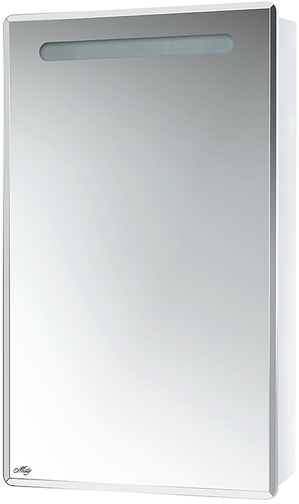 Шкаф зеркальный Misty Ирис-50 51х71 см правый, белый