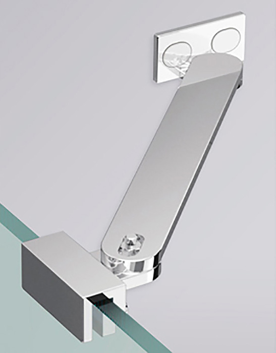 Угловой кронштейн Novellini R80LOU450-K, 45 см, хром