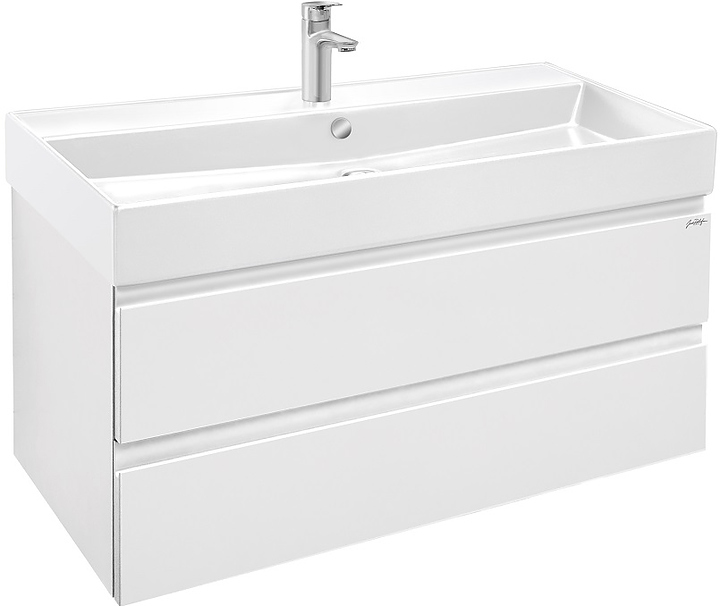 Тумба под раковину Jacob Delafon Madeleine EB1318-J51 100 см, белая матовая