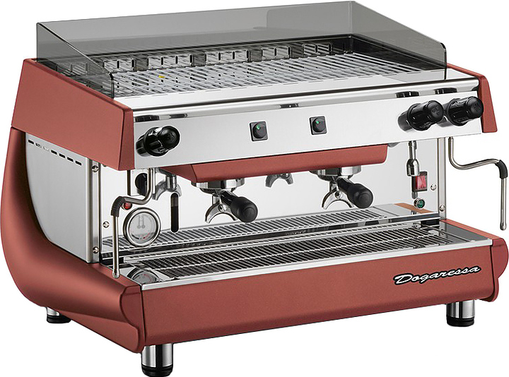 Кофемашина Royal Dogaressa 2GR Semiautomatic Boiler 11LT красная