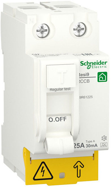 Выключатель дифференциального тока (УЗО) Schneider Electric Resi9 2P 25А, 30 мА ( A )